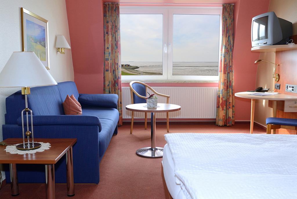 Strandhotel Dagebuell Direkt An Der Nordsee المظهر الخارجي الصورة